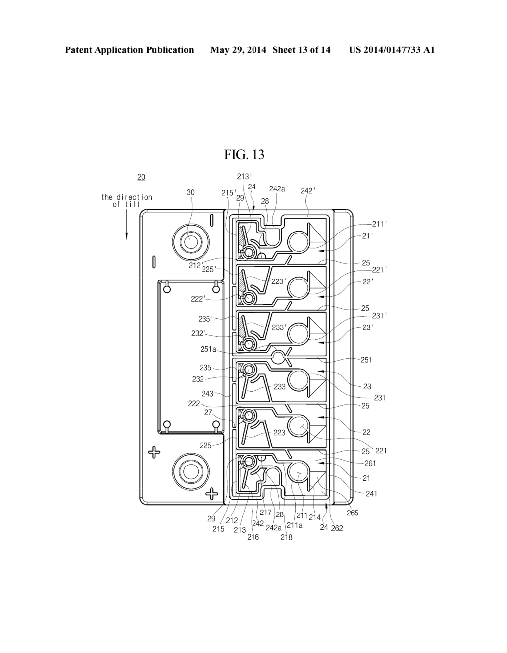 BATTERY COVER FOR PREVENTION OF ELECTROLYTE LEAKAGE - diagram, schematic, and image 14