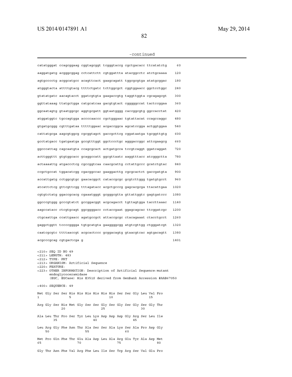 MUTANT ENDOGLYCOCERAMIDASES WITH ENHANCED SYNTHETIC ACTIVITY - diagram, schematic, and image 114