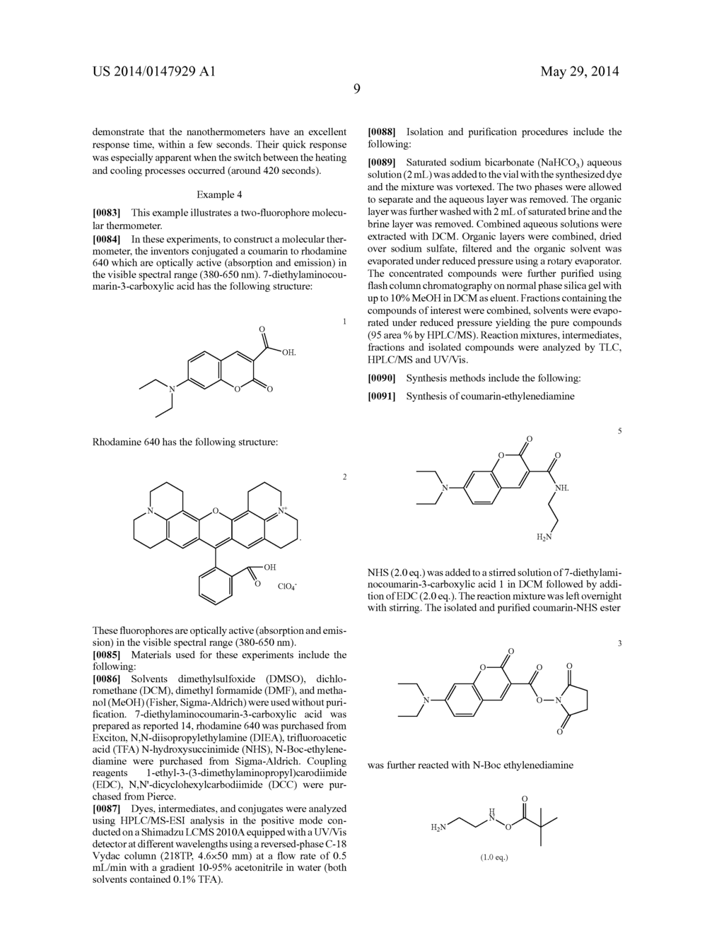 Nanothermometer, Methods and Uses Therefor - diagram, schematic, and image 35