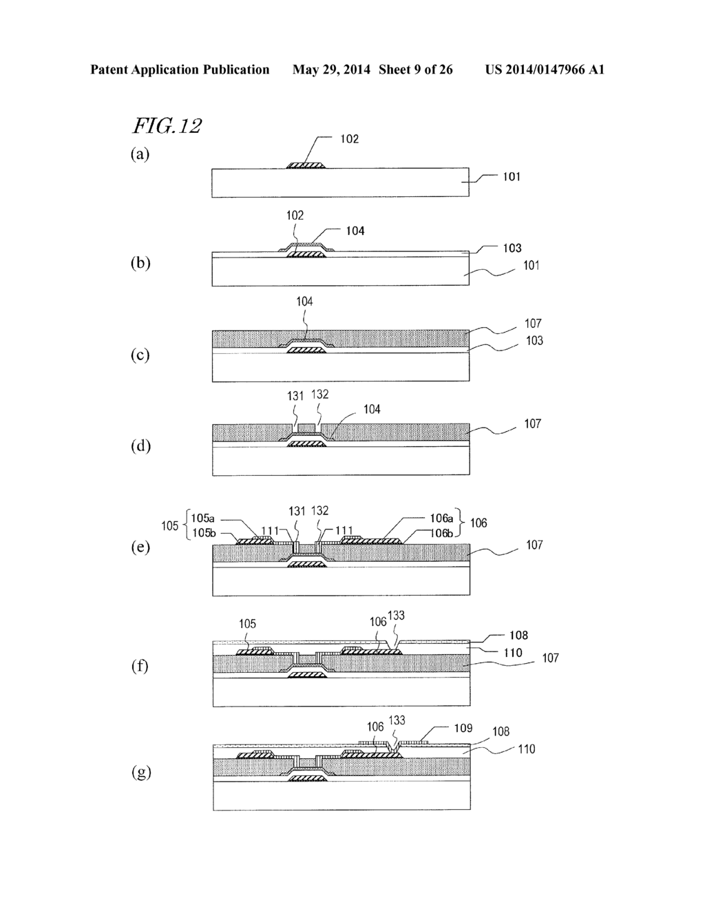 SEMICONDUCTOR DEVICE, DISPLAY DEVICE, AND PRODUCTION METHOD FOR     SEMICONDUCTOR DEVICE AND DISPLAY DEVICE - diagram, schematic, and image 10