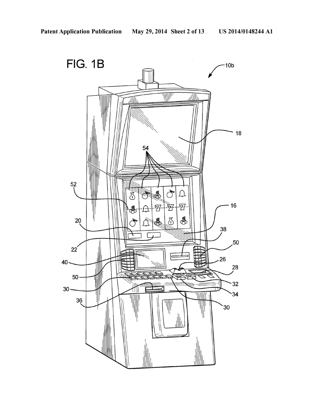 GAMING SYSTEM AND METHOD FOR PROVIDING DESIGNATED SYMBOL DISPLAY AREAS     THAT MODIFY AWARDS - diagram, schematic, and image 03