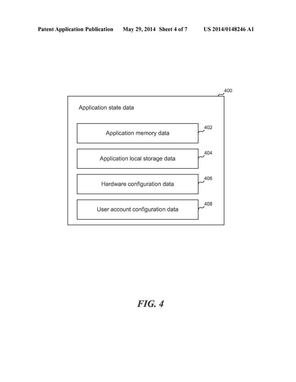 MULTI-PLAYER GAME STATE BACKUP AND RESTORATION ACROSS MULTIPLE DEVICES - diagram, schematic, and image 05