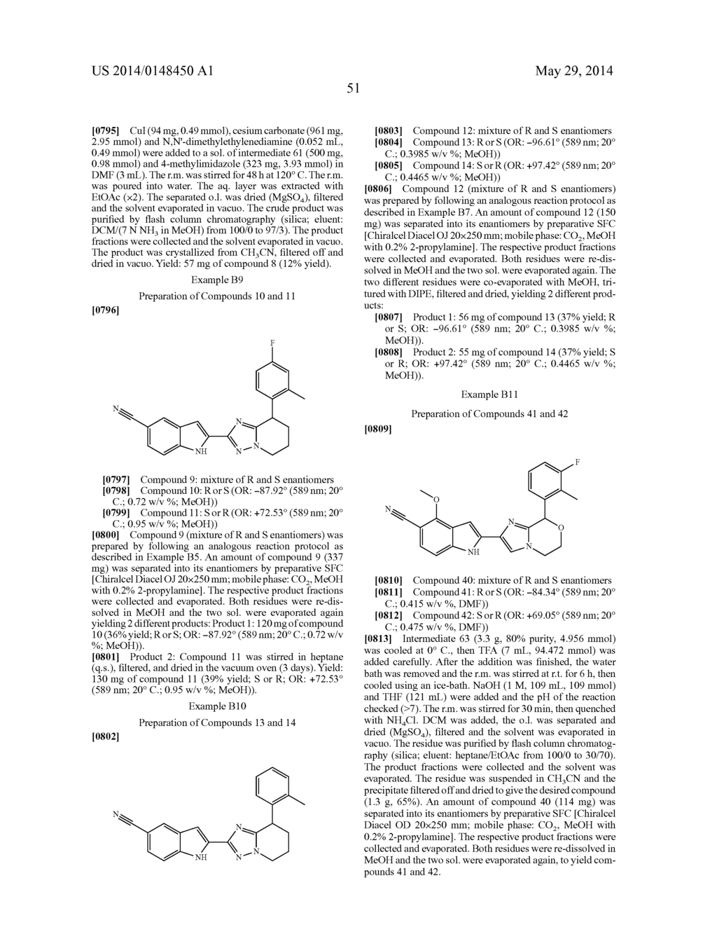 NOVEL SUBSTITUTED INDOLE DERIVATIVES AS GAMMA SECRETASE MODULATORS - diagram, schematic, and image 52