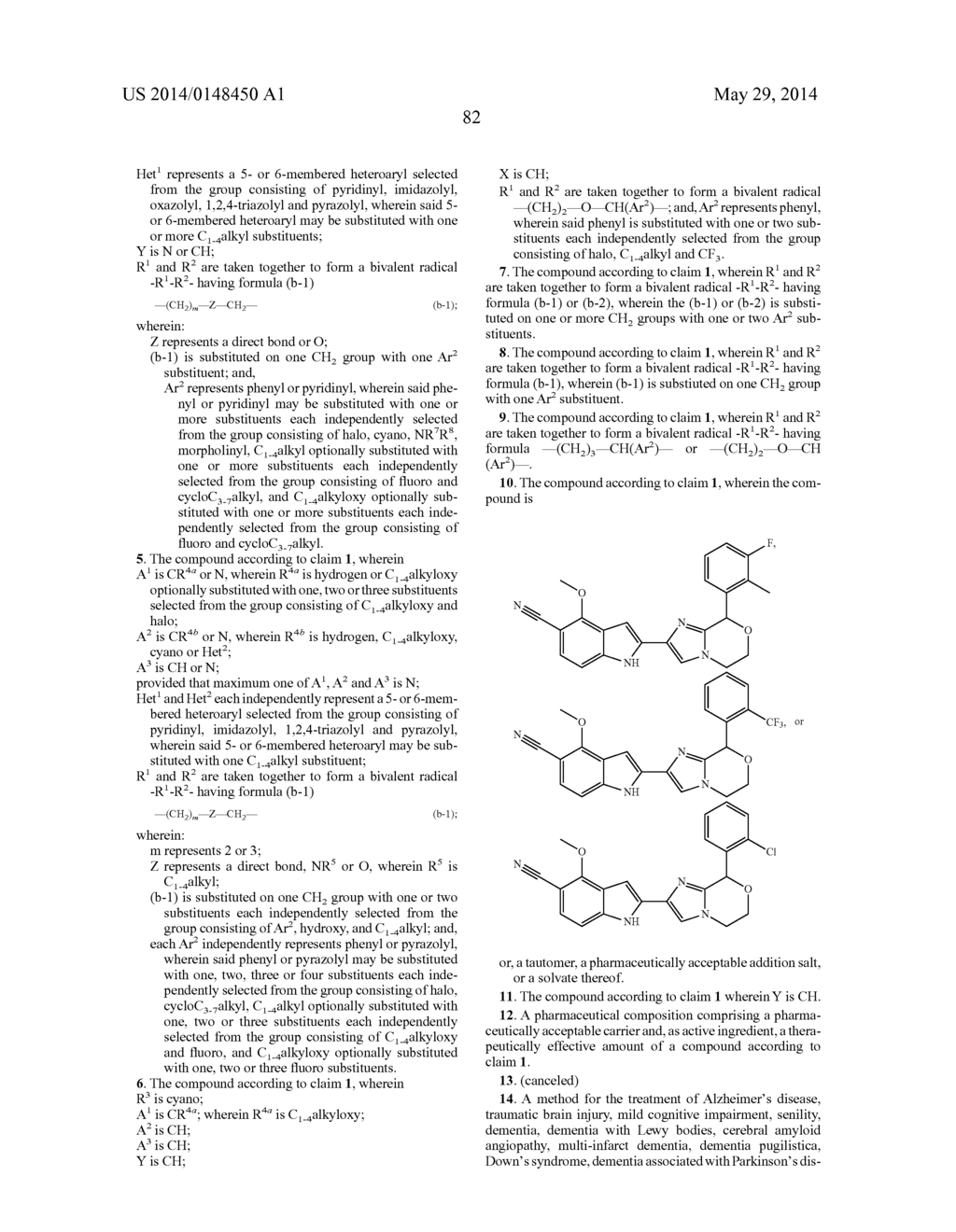 NOVEL SUBSTITUTED INDOLE DERIVATIVES AS GAMMA SECRETASE MODULATORS - diagram, schematic, and image 83