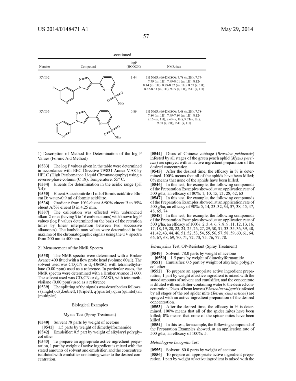 Heterocyclic Compounds as Pesticides - diagram, schematic, and image 58