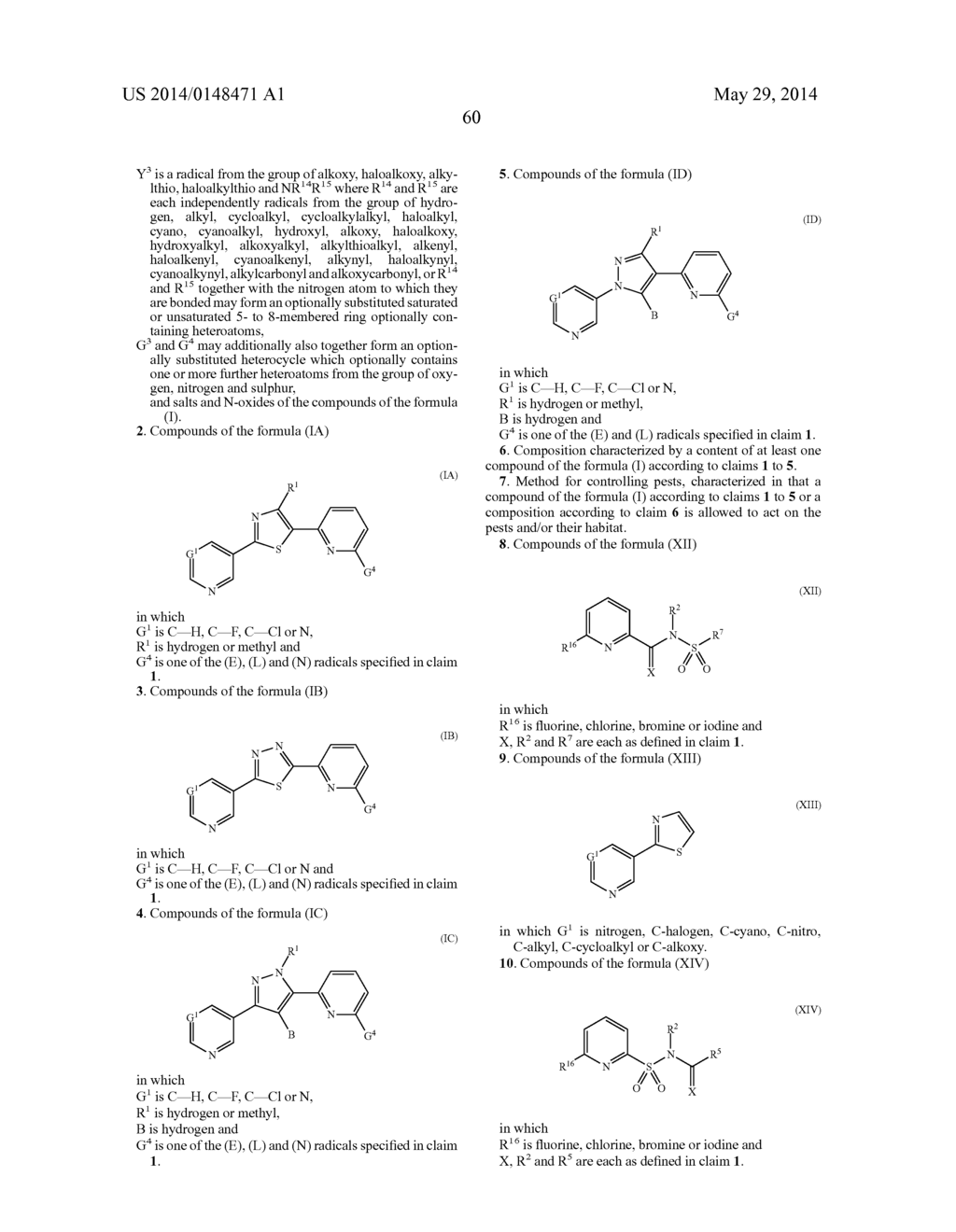 Heterocyclic Compounds as Pesticides - diagram, schematic, and image 61