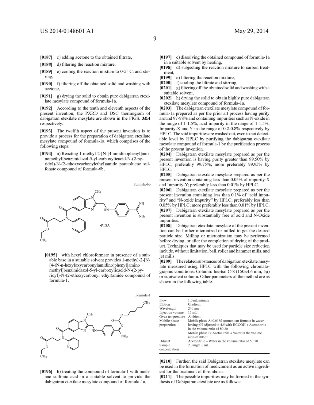 PROCESS FOR THE PREPARATION OF BENZIMIDAZOLE DERIVATIVES AND ITS SALTS - diagram, schematic, and image 14