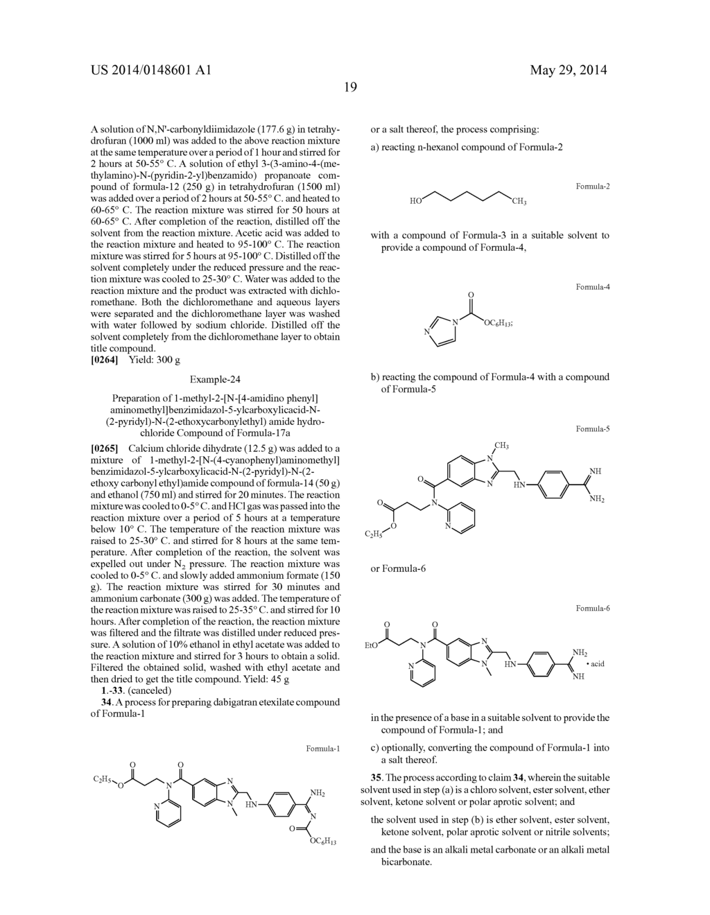 PROCESS FOR THE PREPARATION OF BENZIMIDAZOLE DERIVATIVES AND ITS SALTS - diagram, schematic, and image 24