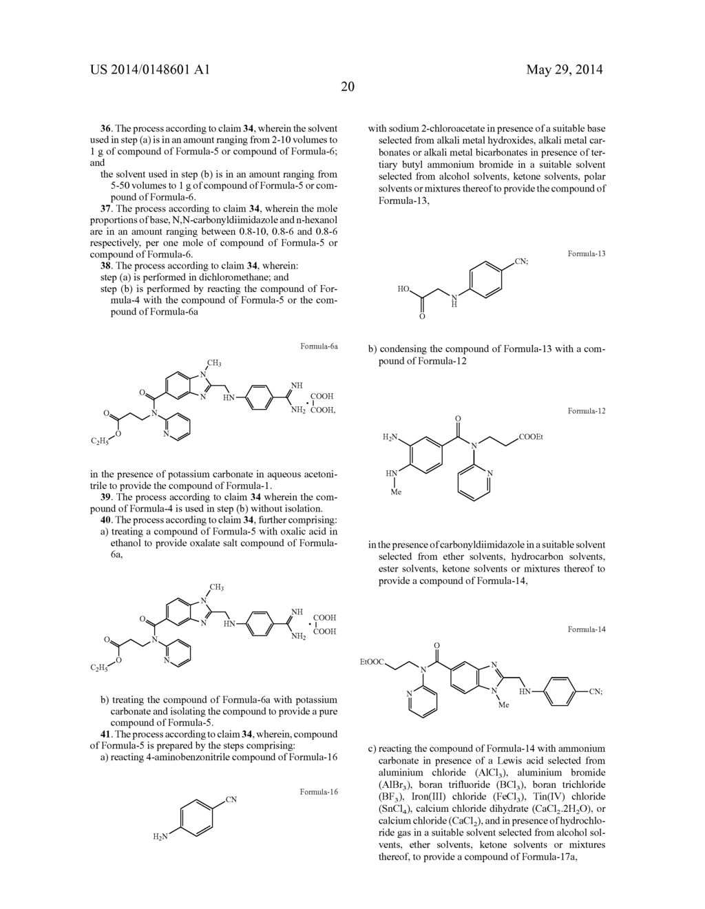 PROCESS FOR THE PREPARATION OF BENZIMIDAZOLE DERIVATIVES AND ITS SALTS - diagram, schematic, and image 25