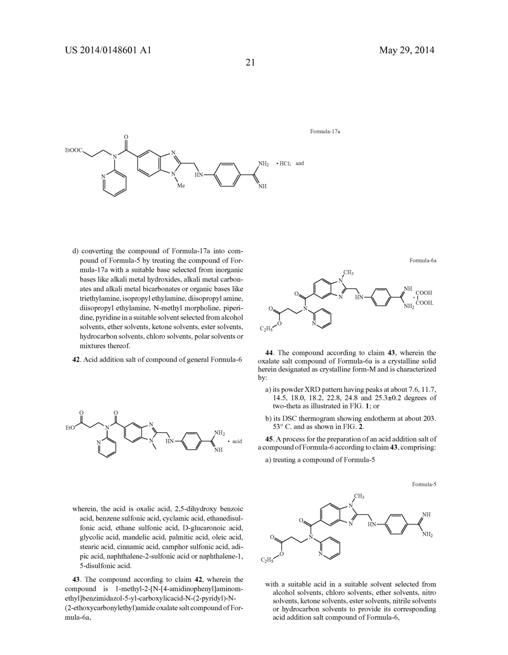 PROCESS FOR THE PREPARATION OF BENZIMIDAZOLE DERIVATIVES AND ITS SALTS - diagram, schematic, and image 26