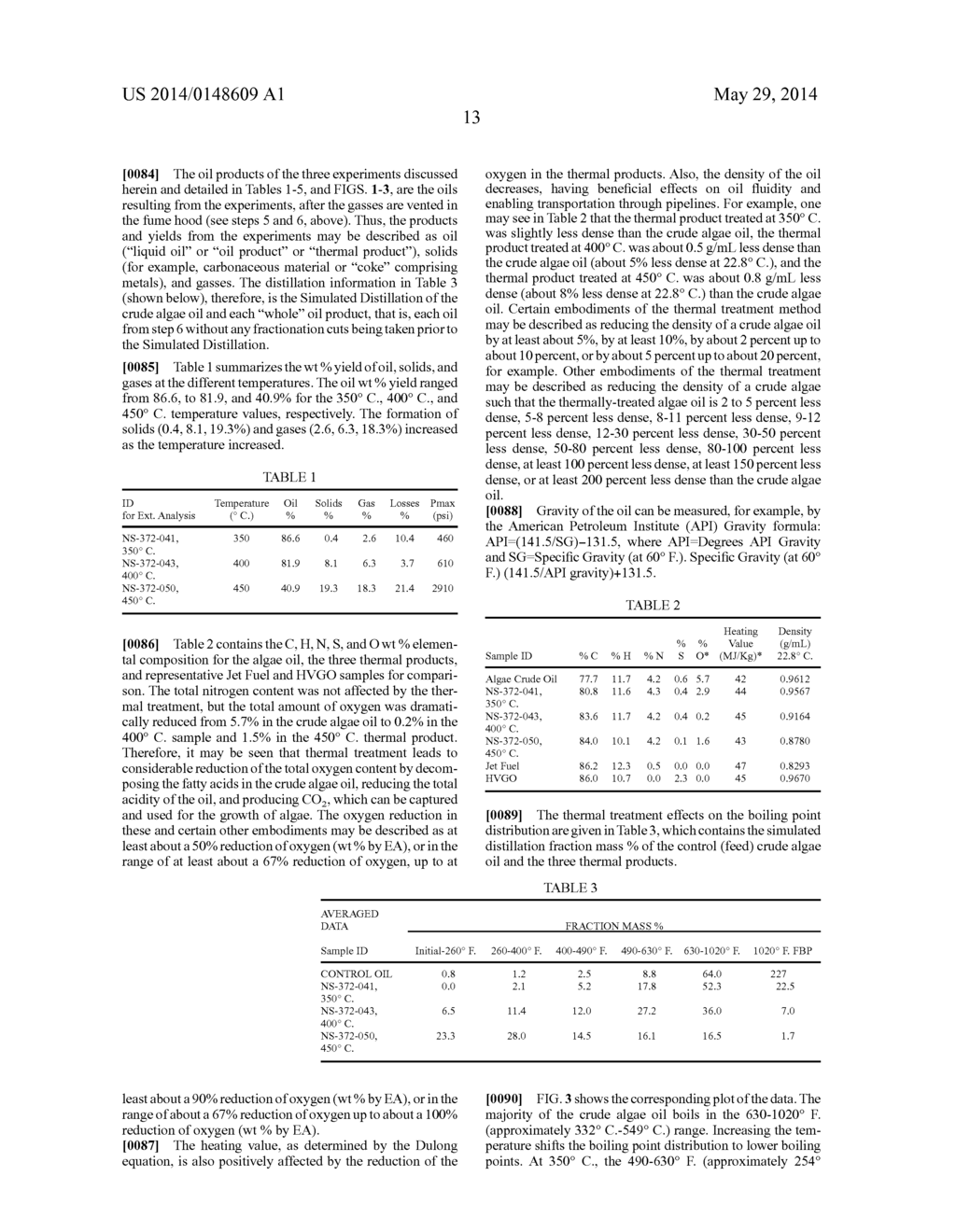 THERMAL TREATMENT OF CRUDE ALGAE OIL - diagram, schematic, and image 18