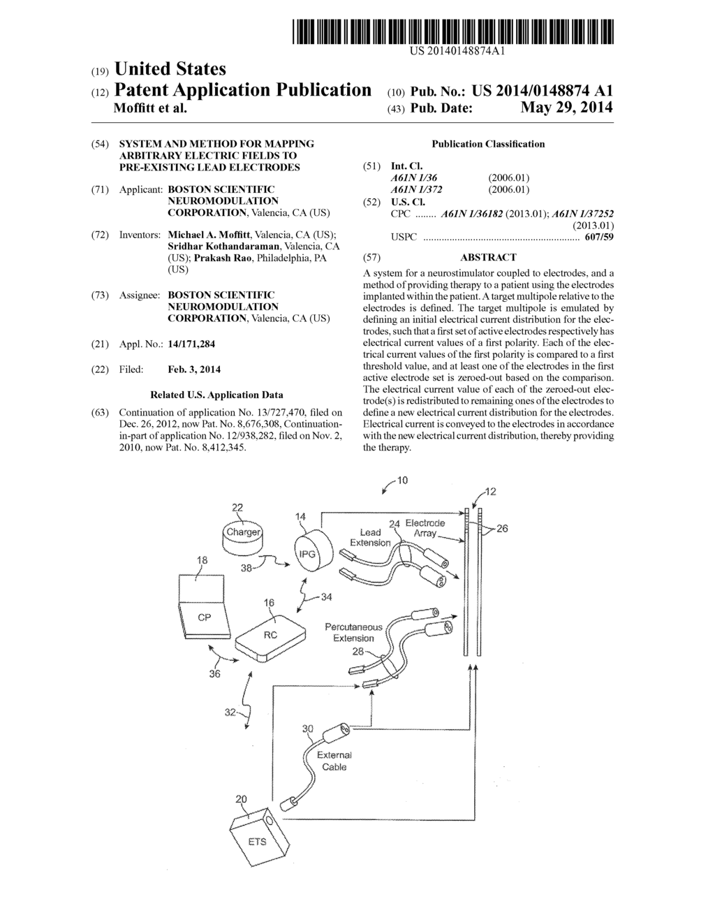 SYSTEM AND METHOD FOR MAPPING ARBITRARY ELECTRIC FIELDS TO PRE-EXISTING     LEAD ELECTRODES - diagram, schematic, and image 01