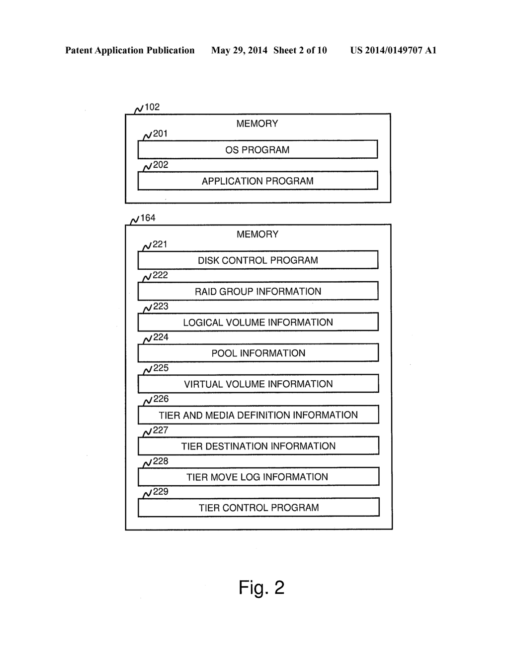 METHOD AND APPARATUS TO MANAGE TIER INFORMATION - diagram, schematic, and image 03