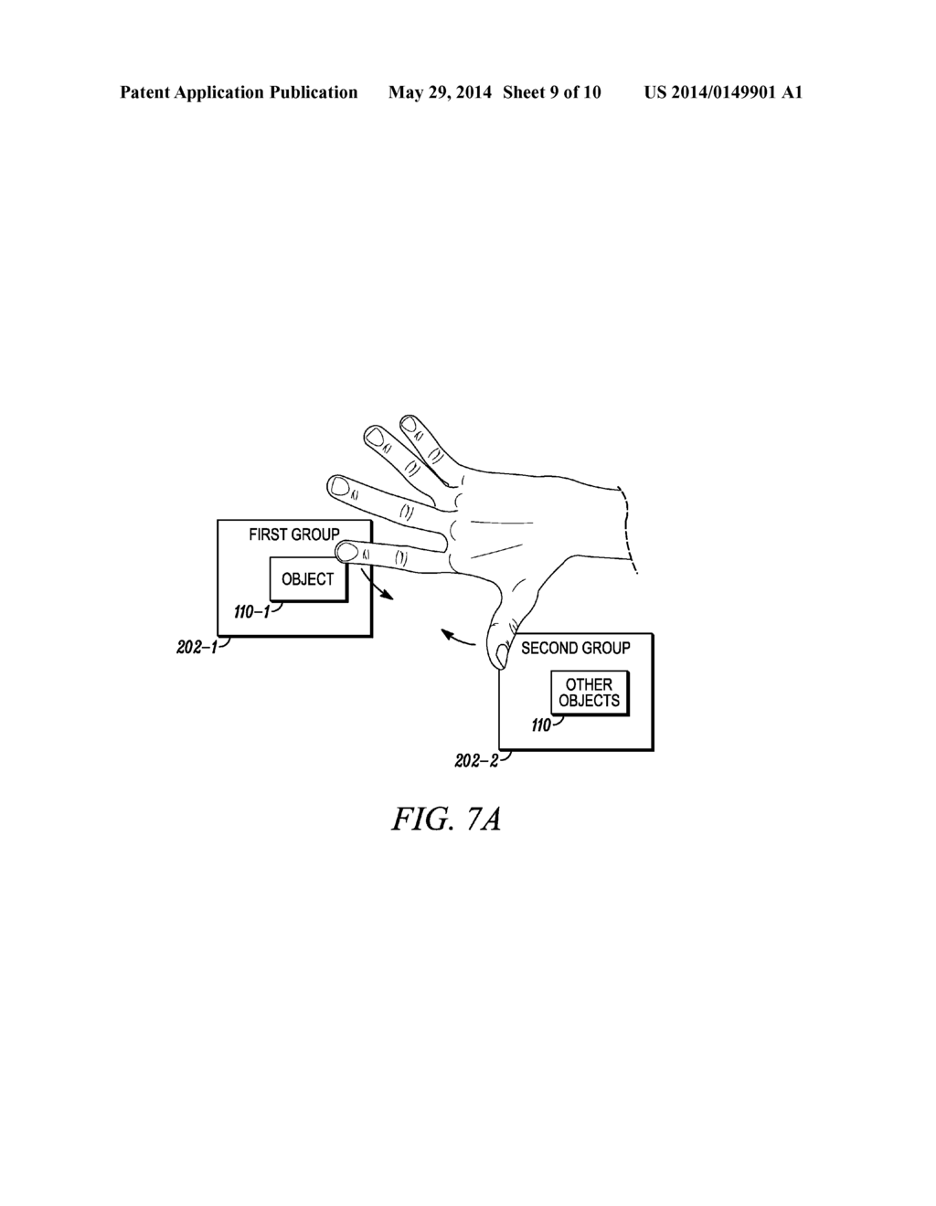 Gesture Input to Group and Control Items - diagram, schematic, and image 10