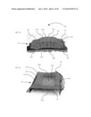 VARIABLY-TENSED COMPOSITE CUSHIONING MATERIAL AND METHOD FOR MAKING THE     SAME diagram and image