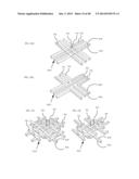 VARIABLY-TENSED COMPOSITE CUSHIONING MATERIAL AND METHOD FOR MAKING THE     SAME diagram and image