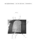 VARIABLY-TENSED COMPOSITE CUSHIONING MATERIAL AND METHOD FOR MAKING THE     SAME diagram and image