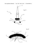 UPWARD AND RADIAL FLOOR CLEANING APPARATUS diagram and image