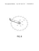 Power Tool Including an Anti-Tilt Structure for an Accessory diagram and image