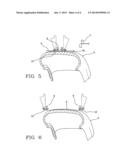 PROCESS AND APPARATUS FOR MANUFACTURING A REINFORCING STRUCTURE FOR TYRES     OF VEHICLES diagram and image