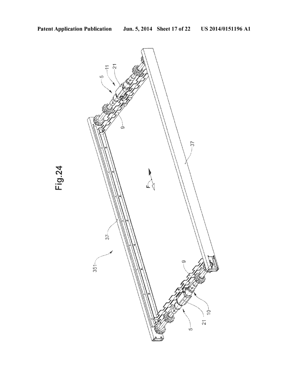 CONVEYING DEVICE WITH A PLANAR CONVEYING ELEMENT - diagram, schematic, and image 18