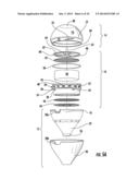 VERTICALLY STACKED OR DIVIDED FLUID FILTER SYSTEM FOR INLET, OUTLET OR     BOTH INLET AND OUTLET FILTERING diagram and image