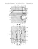 Apparatus And Method For Forming A Container Having A Receptacle And An     Integral Cap And Product Formed Thereby diagram and image