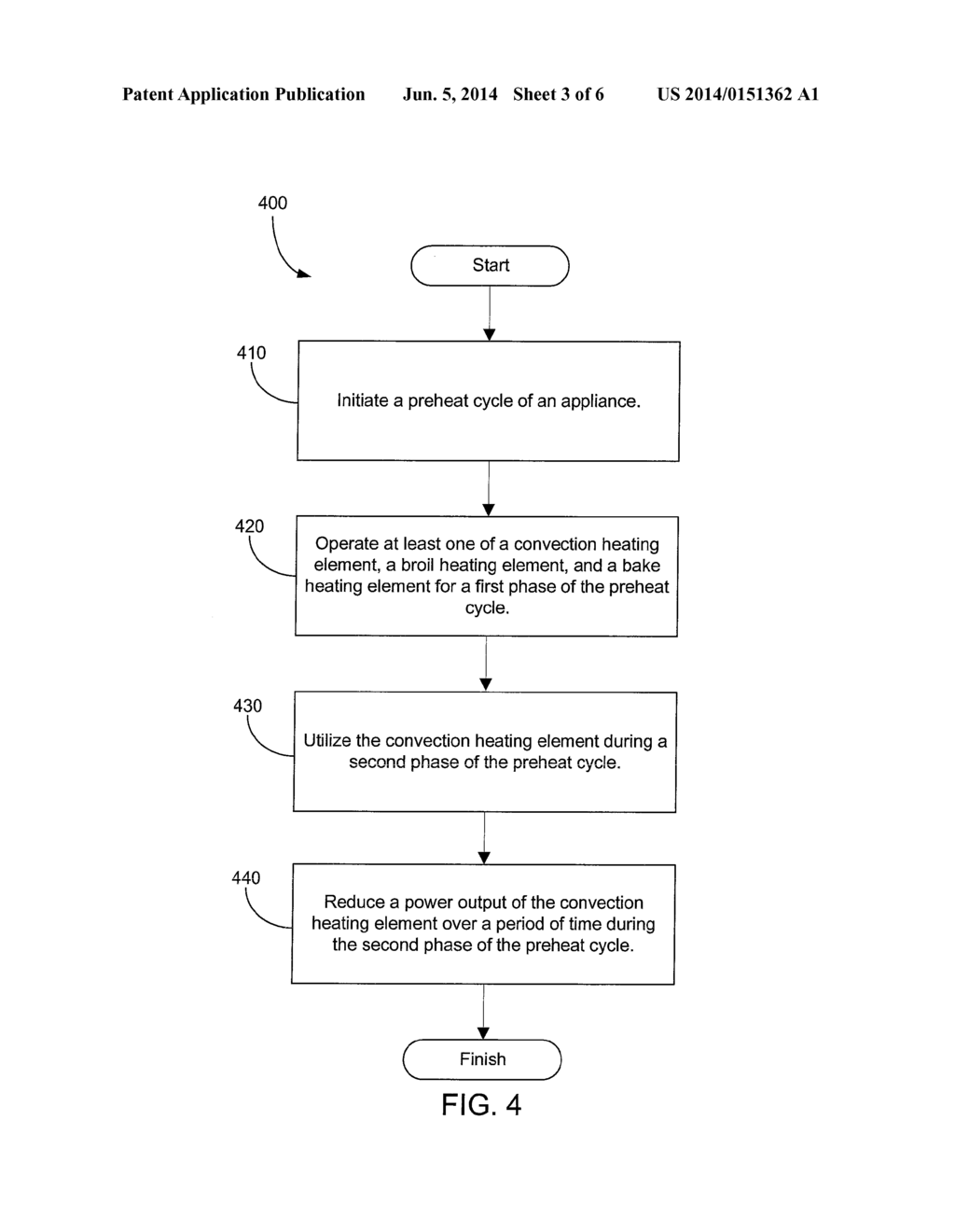 METHOD FOR PREHEATING AN OVEN APPLIANCE - diagram, schematic, and image 04