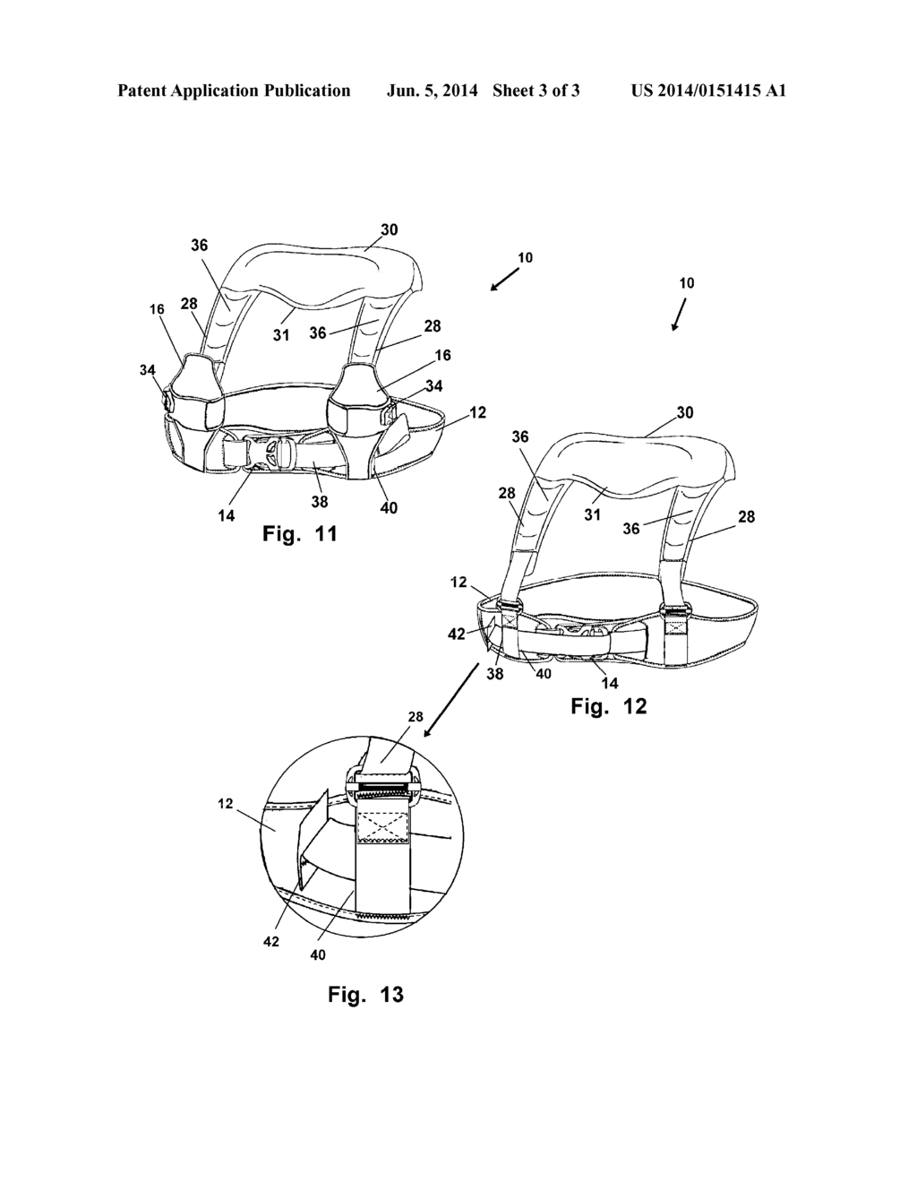 Hands-Free Shoulder Carrier for Children - diagram, schematic, and image 04