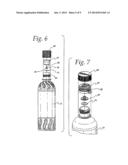 SPRAYING DEVICE WITH INTERCHANGEABLE CARTRIDGE diagram and image