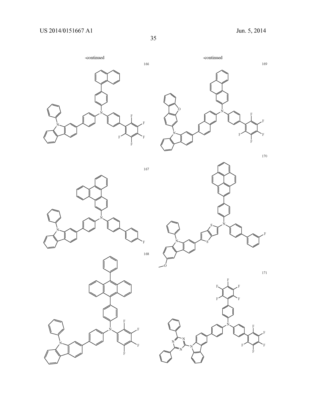 AMINE DERIVATIVE, ORGANIC ELECTROLUMINESCENCE MATERIAL HAVING THE SAME AND     ORGANIC ELECTROLUMINESCENCE DEVICE USING THE MATERIAL - diagram, schematic, and image 37