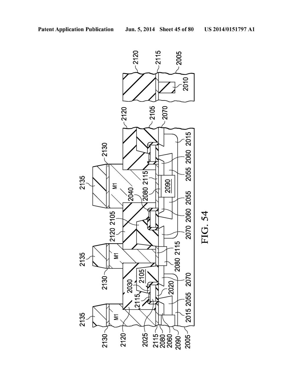 SEMICONDUCTOR DEVICE INCLUDING ALTERNATING SOURCE AND DRAIN REGIONS, AND     RESPECTIVE SOURCE AND DRAIN METALLIC STRIPS - diagram, schematic, and image 46