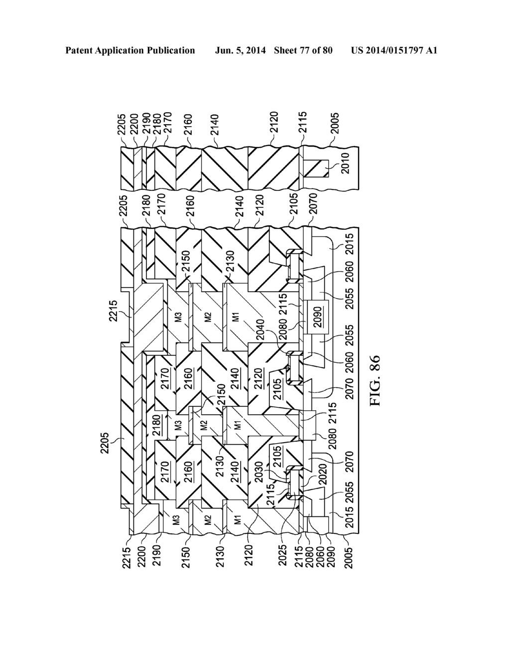 SEMICONDUCTOR DEVICE INCLUDING ALTERNATING SOURCE AND DRAIN REGIONS, AND     RESPECTIVE SOURCE AND DRAIN METALLIC STRIPS - diagram, schematic, and image 78