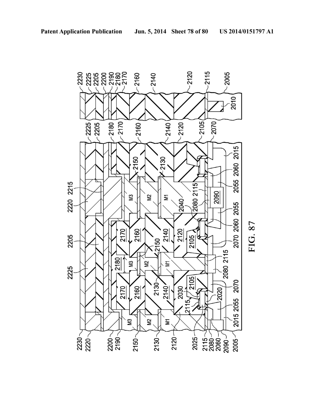 SEMICONDUCTOR DEVICE INCLUDING ALTERNATING SOURCE AND DRAIN REGIONS, AND     RESPECTIVE SOURCE AND DRAIN METALLIC STRIPS - diagram, schematic, and image 79