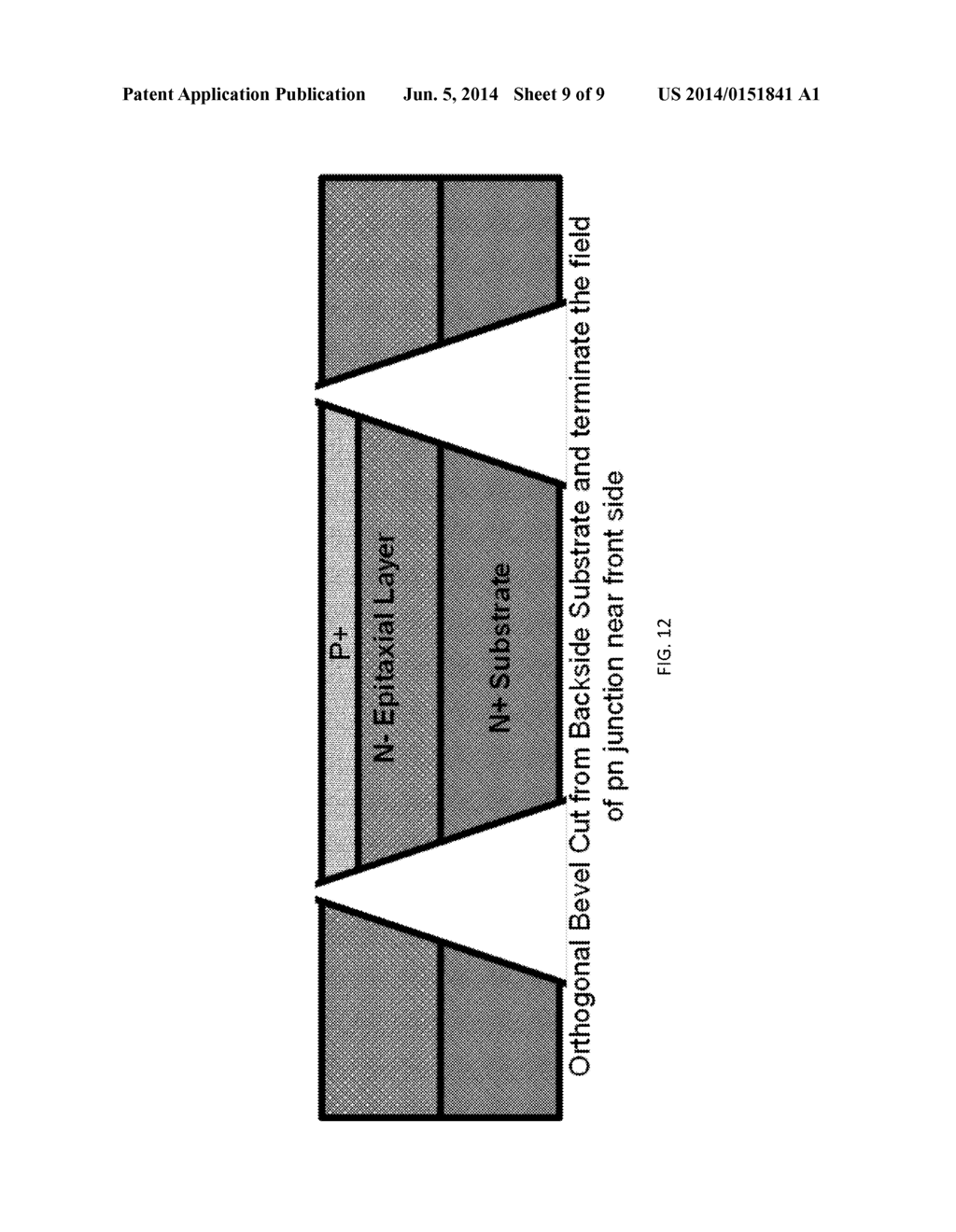 SEMICONDUCTOR DEVICES HAVING A POSITIVE-BEVEL TERMINATION OR A     NEGATIVE-BEVEL TERMINATION AND THEIR MANUFACTURE - diagram, schematic, and image 10