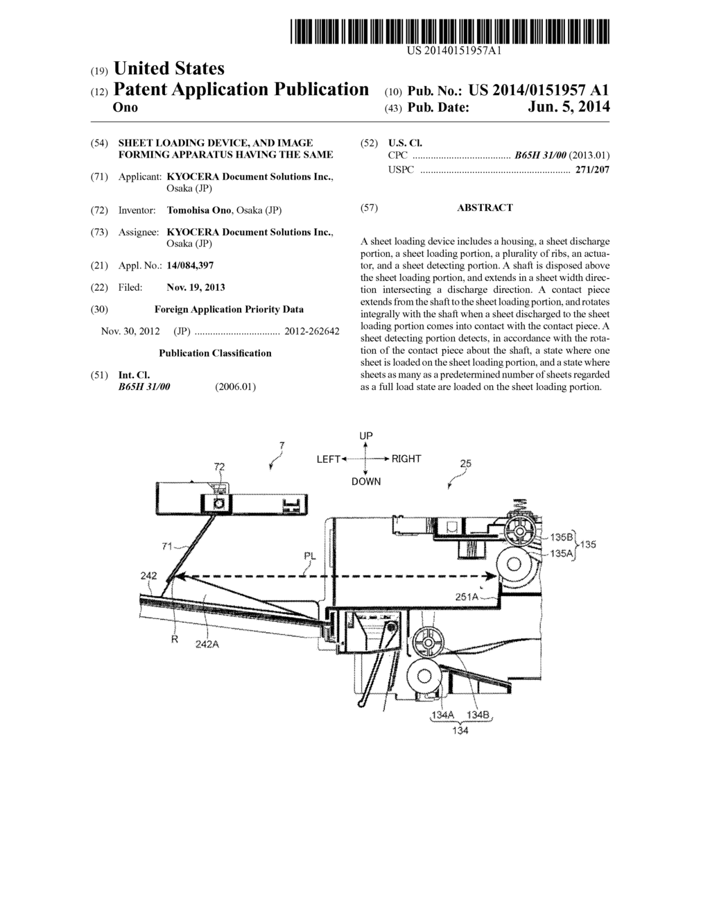 SHEET LOADING DEVICE, AND IMAGE FORMING APPARATUS HAVING THE SAME - diagram, schematic, and image 01