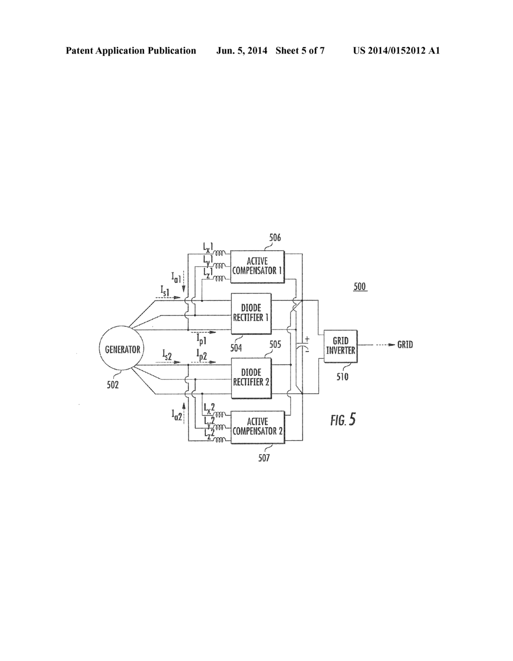 SYSTEMS AND METHODS FOR UTILIZING AN ACTIVE COMPENSATOR TO AUGMENT A DIODE     RECTIFIER - diagram, schematic, and image 06