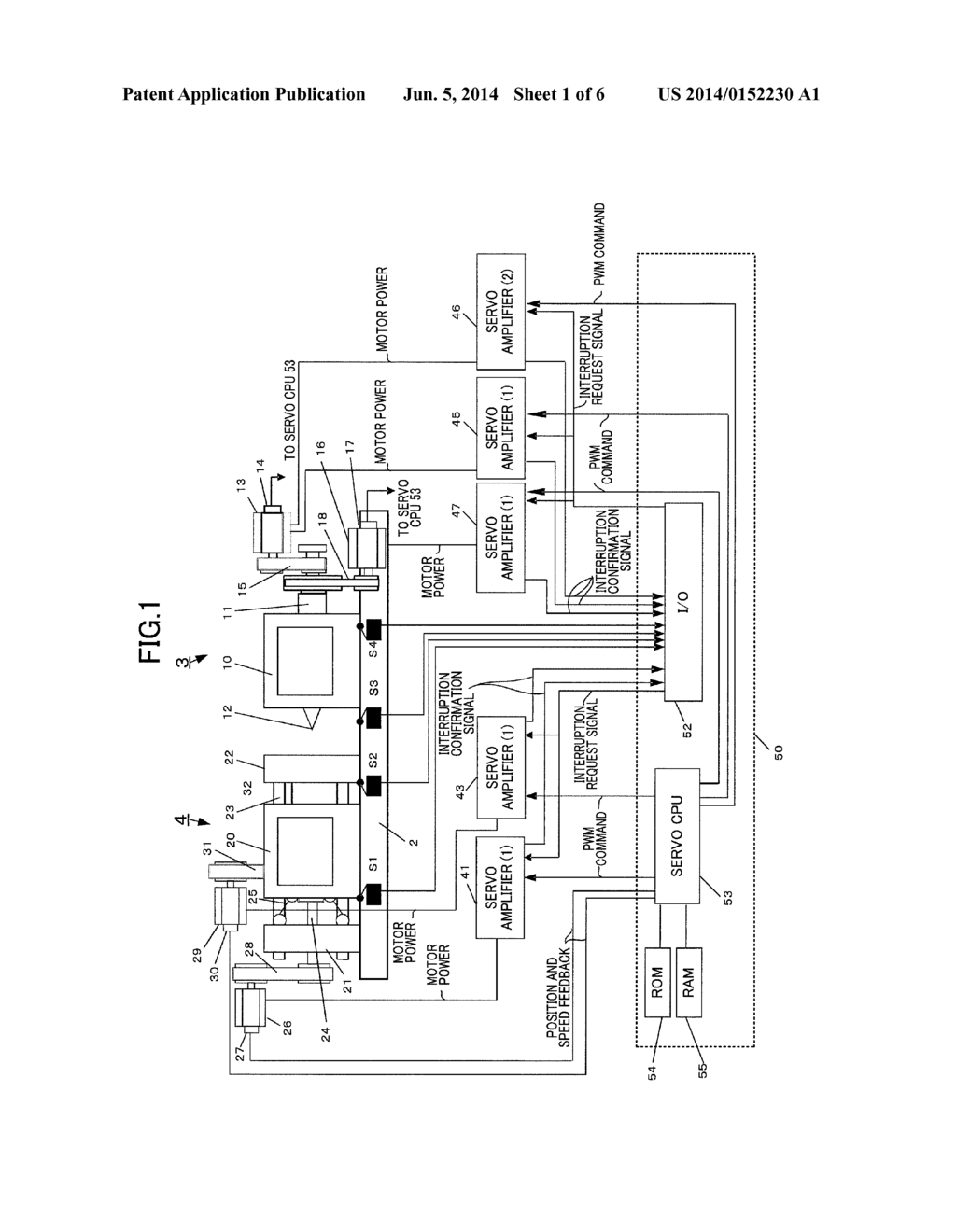 MOTOR POWER INTERRUPTING DEVICE OF INJECTION MOLDING MACHINE - diagram, schematic, and image 02