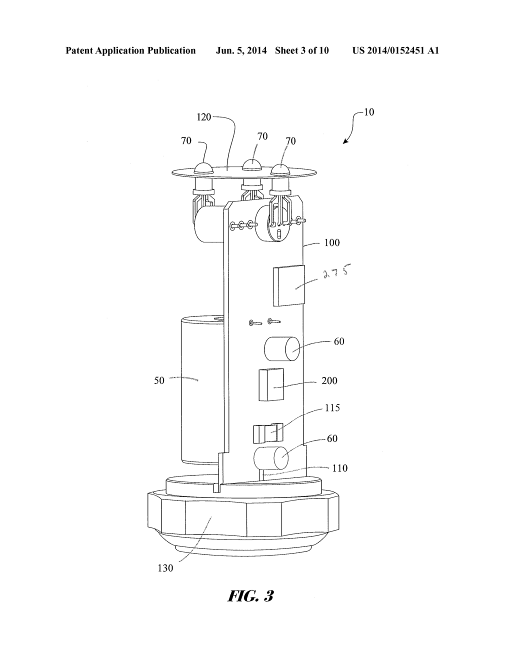 WARNING DEVICE FOR MONITORING A HEALTH STATUS OF A BEARING HAVING A CLOSE     RANGE WIRELESS INTERFACE - diagram, schematic, and image 04