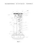 WARNING DEVICE FOR MONITORING A HEALTH STATUS OF A BEARING HAVING A CLOSE     RANGE WIRELESS INTERFACE diagram and image