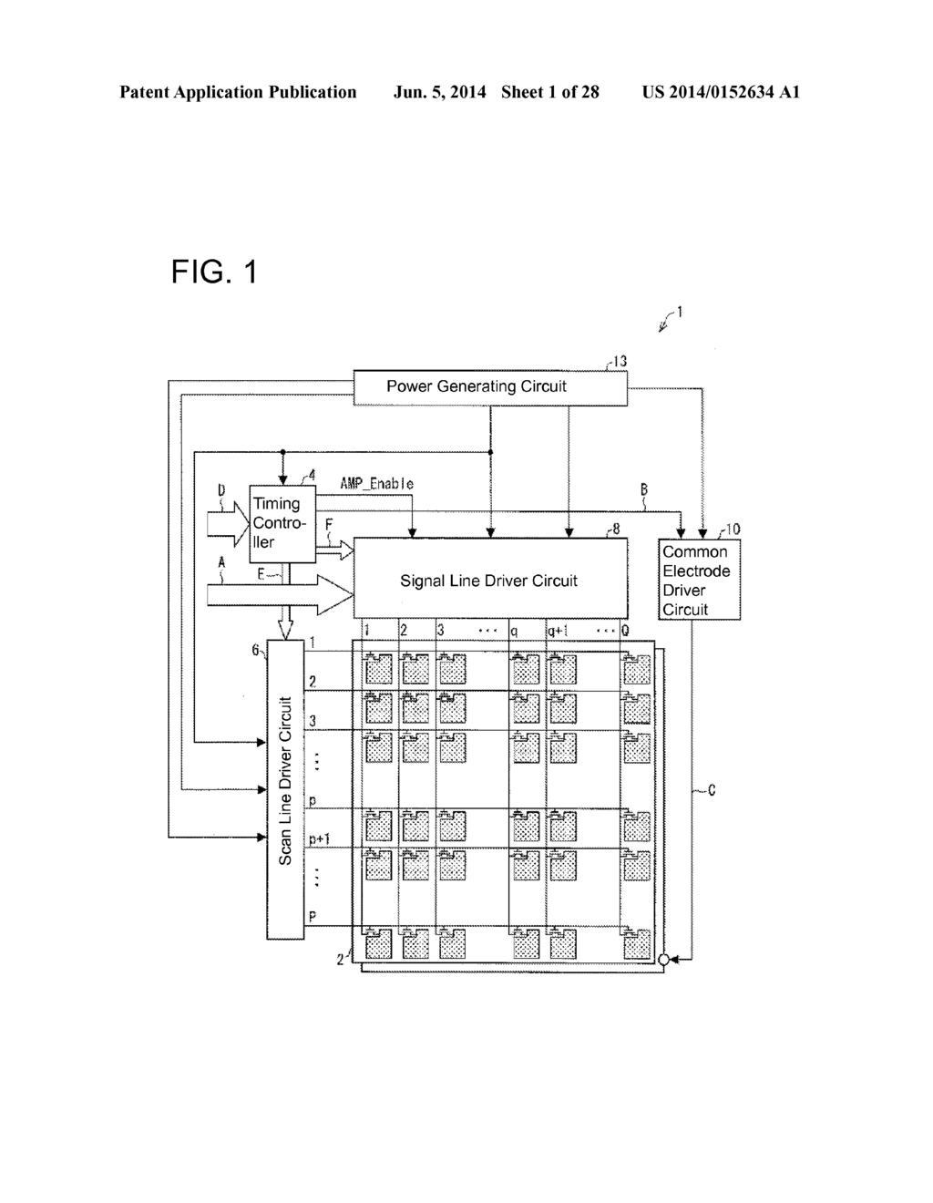 DISPLAY DEVICE, DRIVE DEVICE, AND DRIVE METHOD - diagram, schematic, and image 02