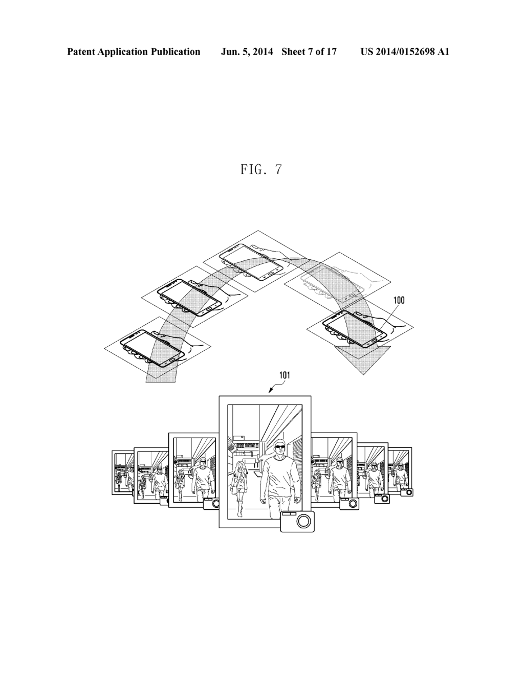 METHOD FOR OPERATING AUGMENTED REALITY CONTENTS AND DEVICE AND SYSTEM FOR     SUPPORTING THE SAME - diagram, schematic, and image 08