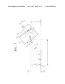 METHOD OF ACQUIRING HORIZONTAL DISTANCE BETWEEN CAMERA AND TARGET, AND     CAMERA AND SURVEILLANCE SYSTEM ADOPTING THE METHOD diagram and image