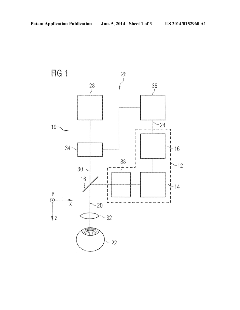 INSTRUMENT FOR EXAMINING OR MACHINING A HUMAN EYE - diagram, schematic, and image 02