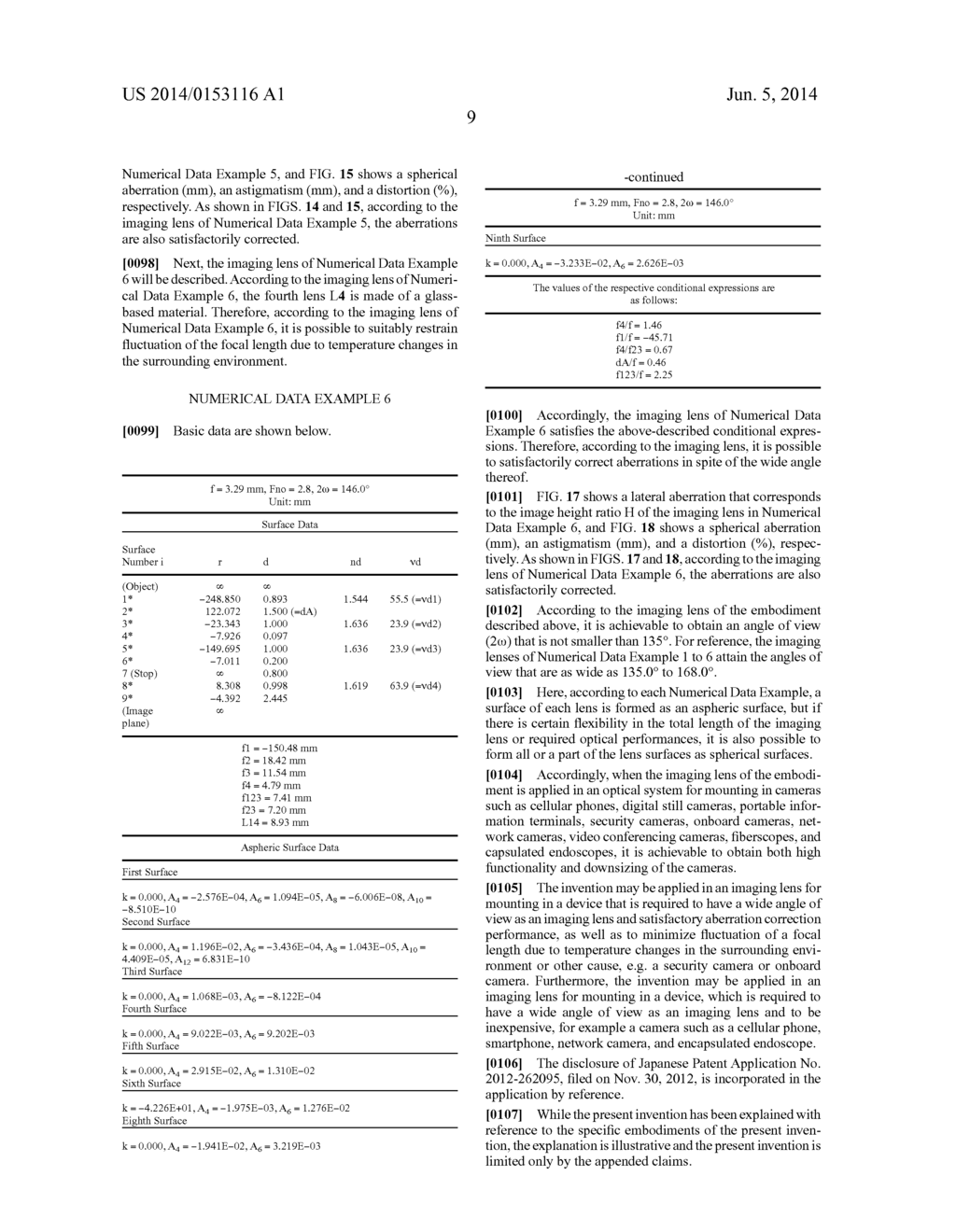 IMAGING LENS - diagram, schematic, and image 28