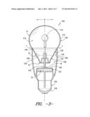 LAMP WITH INTEGRATED ELECTRONICS AND THERMALLY PROTECTIVE FEATURES diagram and image