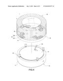 ASSEMBLING STRUCTURE FOR LED LAMP MODULE diagram and image