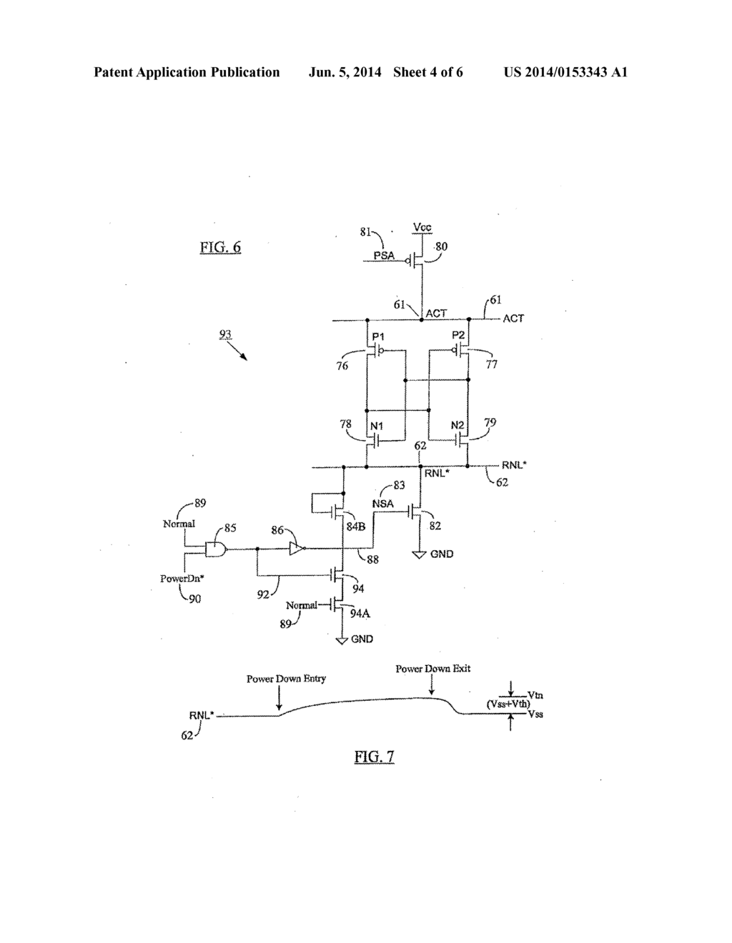 LOW VOLTAGE SENSING SCHEME HAVING REDUCED ACTIVE POWER DOWN STANDBY     CURRENT - diagram, schematic, and image 05