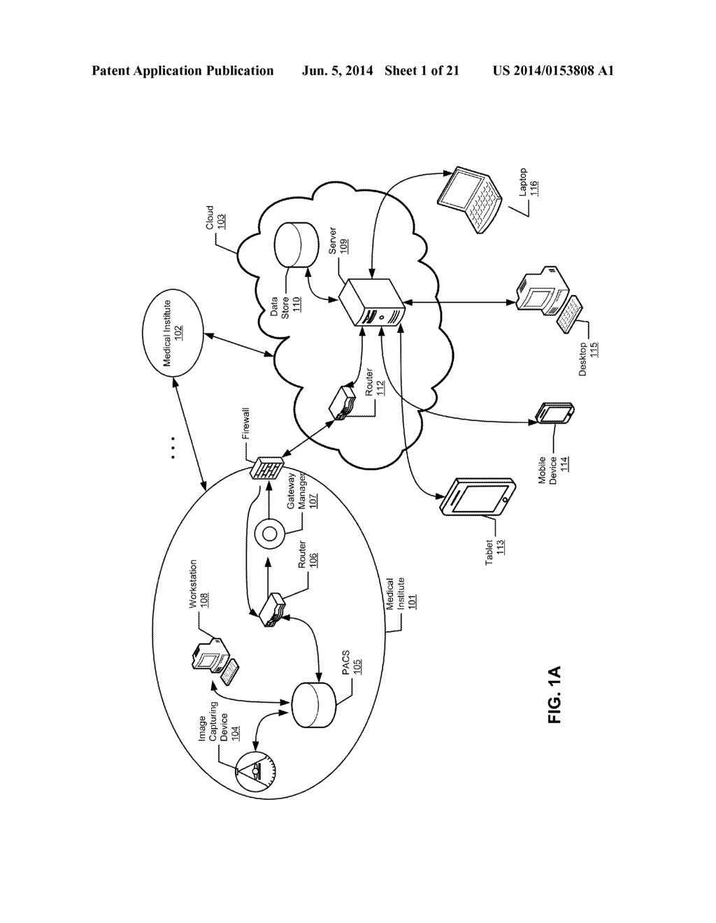 CLOUD-BASED MEDICAL IMAGE PROCESSING SYSTEM WITH TRACKING CAPABILITY - diagram, schematic, and image 02