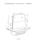 TURBINE BLADE AIRFOILS INCLUDING SHOWERHEAD FILM COOLING SYSTEMS, AND     METHODS FOR FORMING AN IMPROVED SHOWERHEAD FILM COOLED AIRFOIL OF A     TURBINE BLADE diagram and image